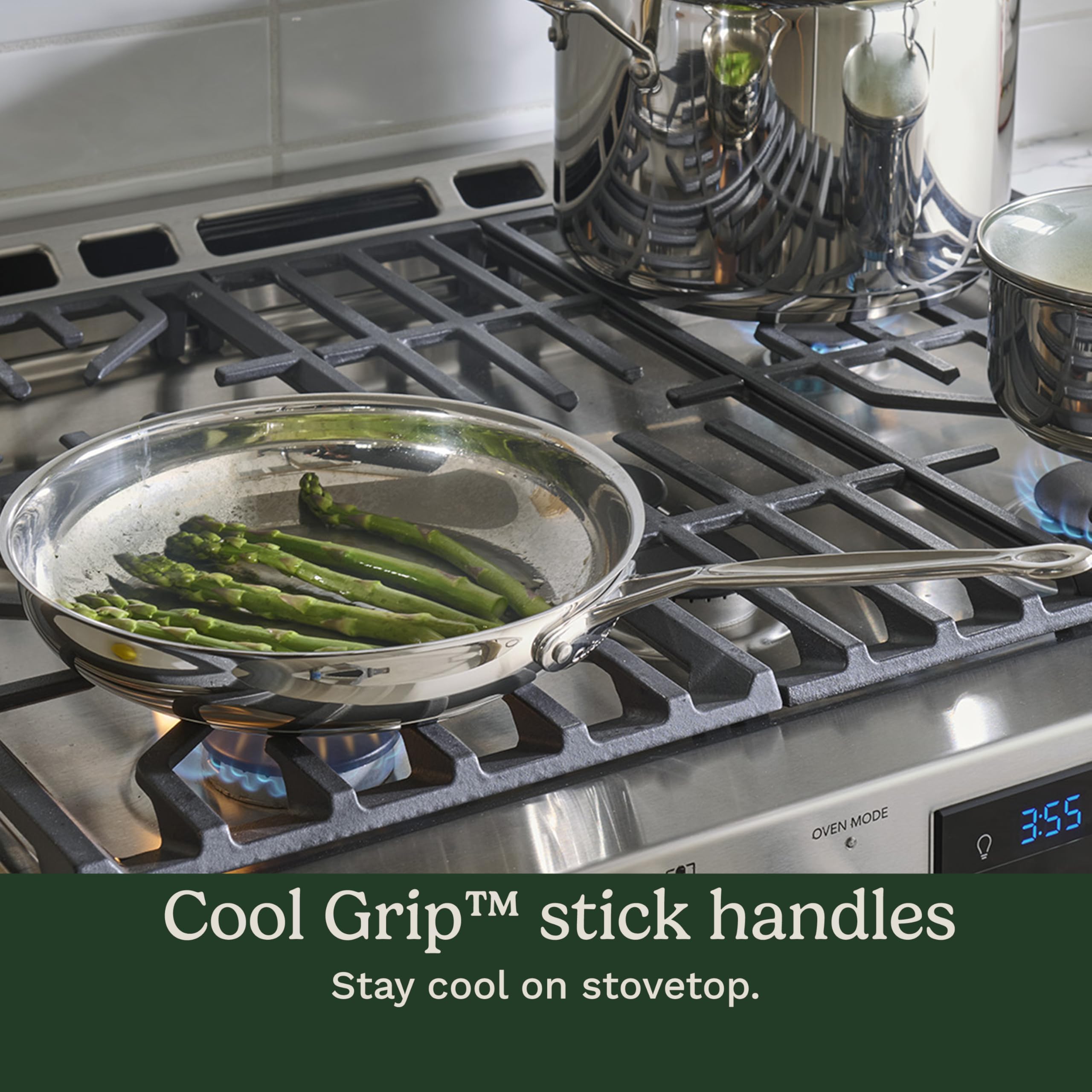Stainless Steel 11-Piece Cookware Collection