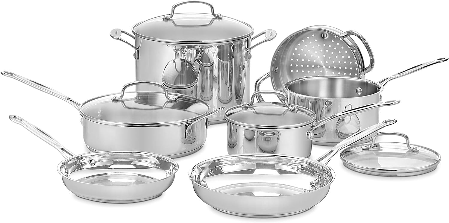 Stainless Steel 11-Piece Cookware Collection