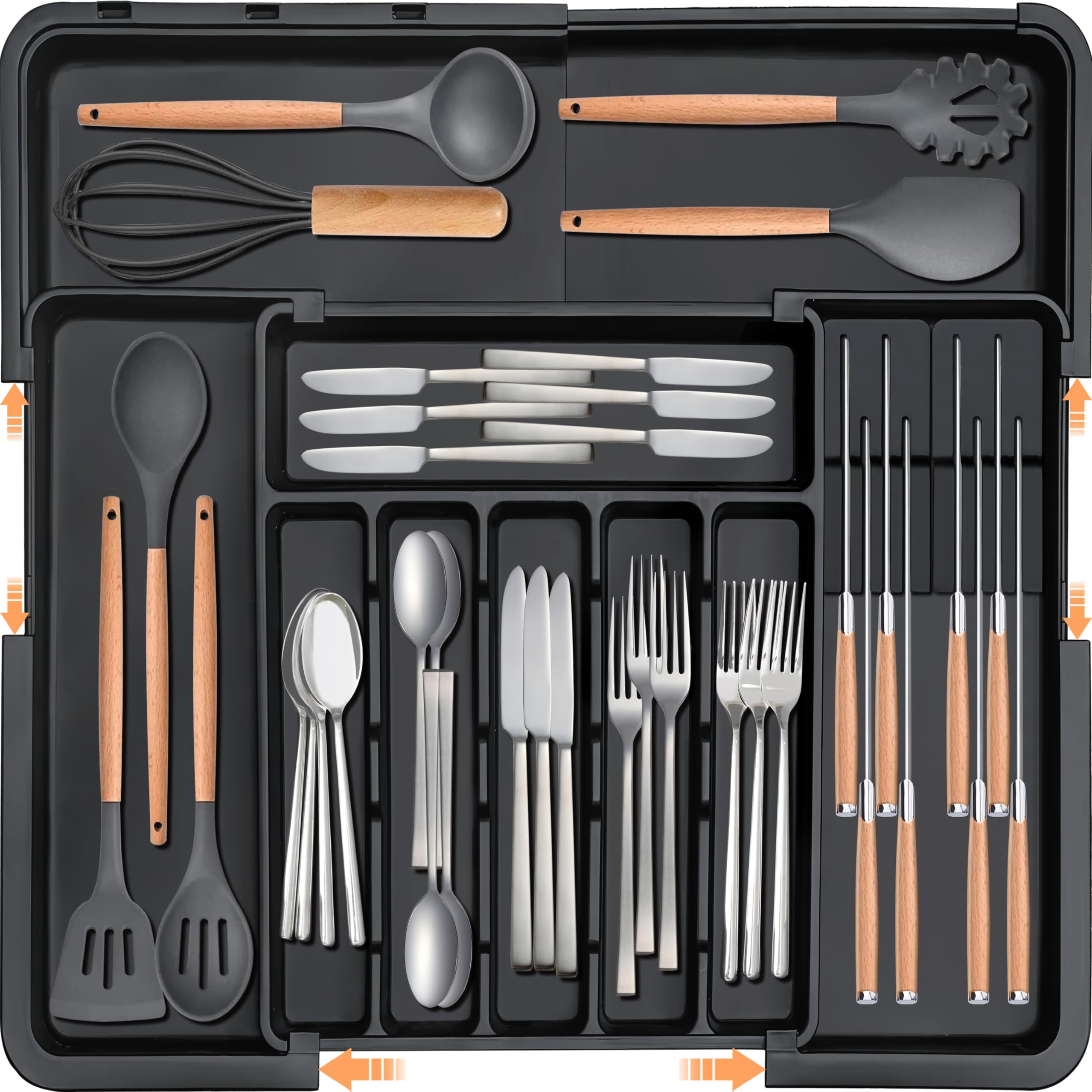 Elegant Expandable Drawer Cutlery Organizer