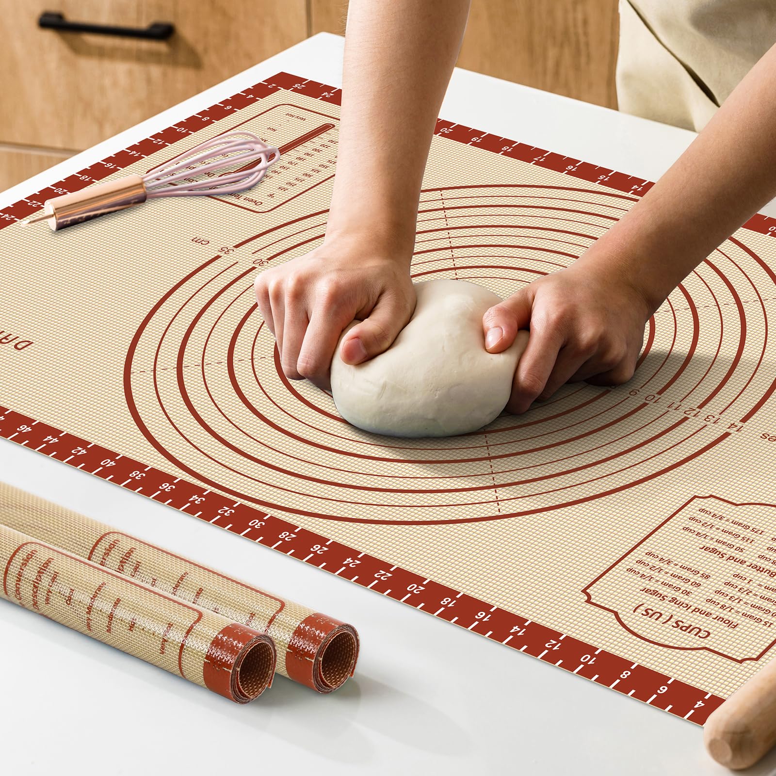 Extra Thick Silicone Baking Mat with Measurement Guides